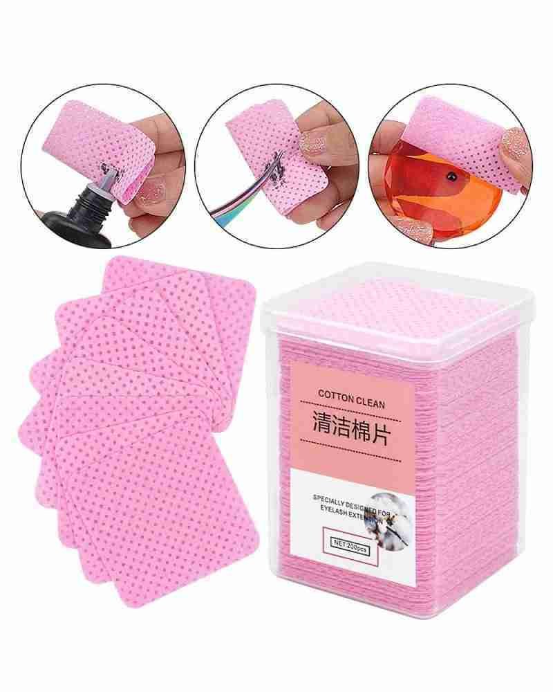 Pink cotton cleaning pads2