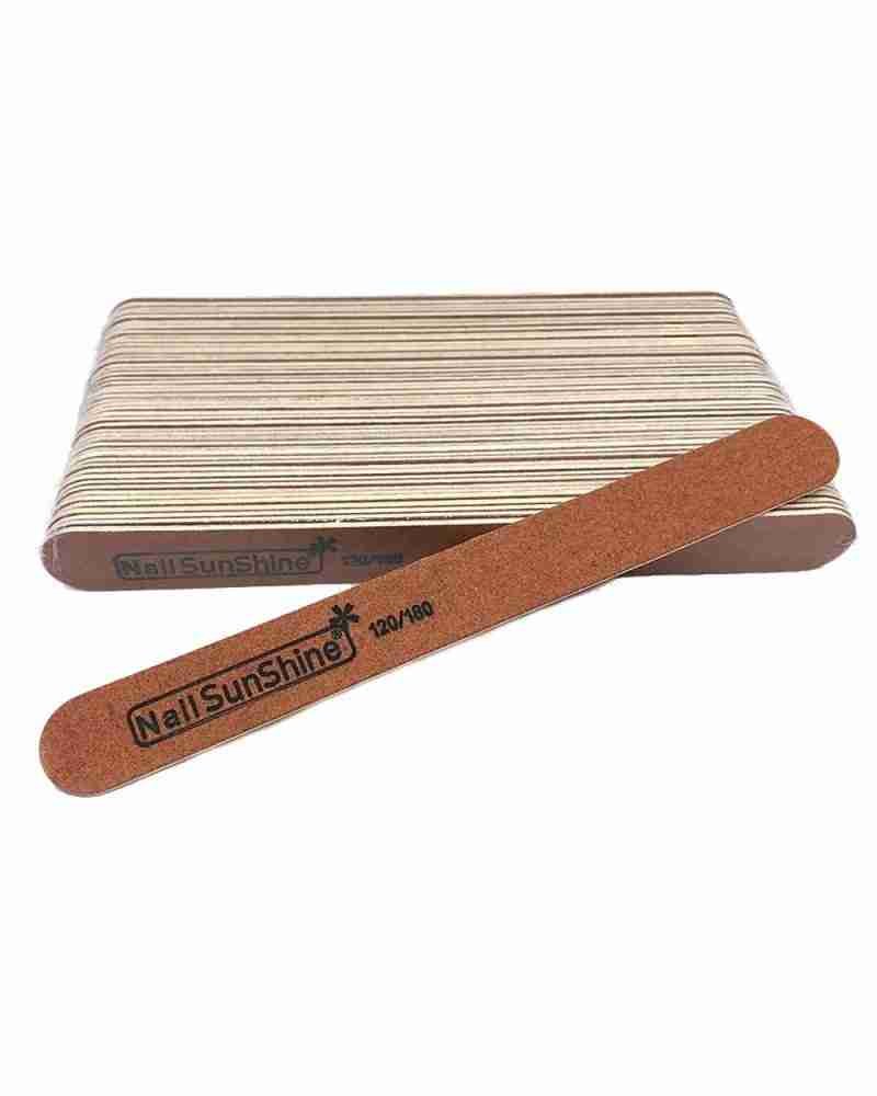 Double-sided nail file brown 120/180