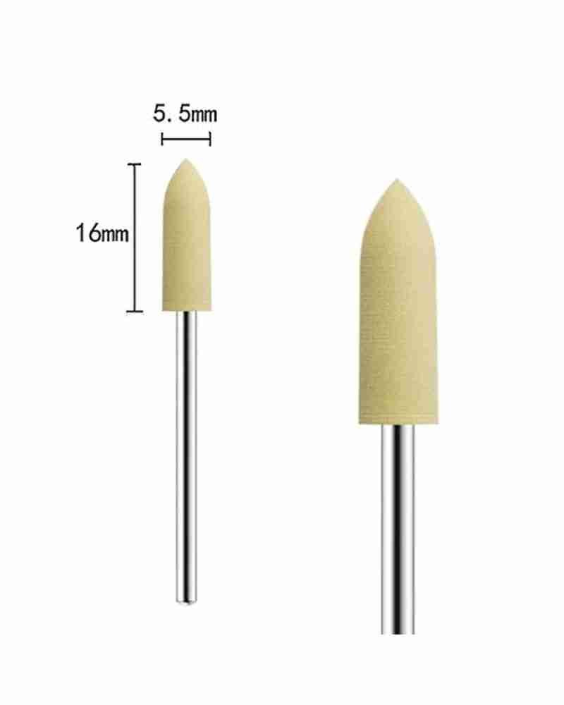 Silicone buffer drill bit for polishing skin and nails 5.5mm