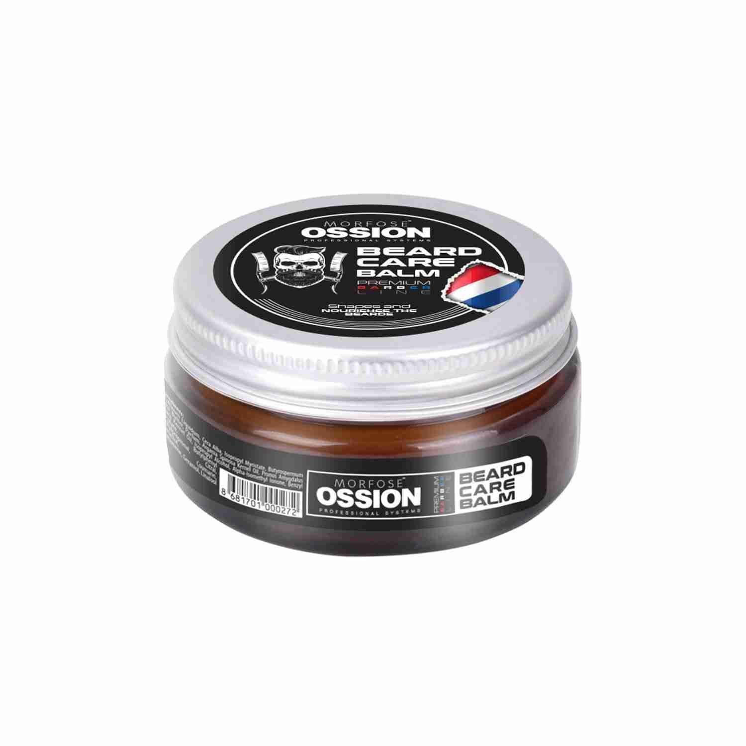 118372Ossion Premium Barber Line Beard Care Balm With Argan & Bitter Almond Oil -50ml