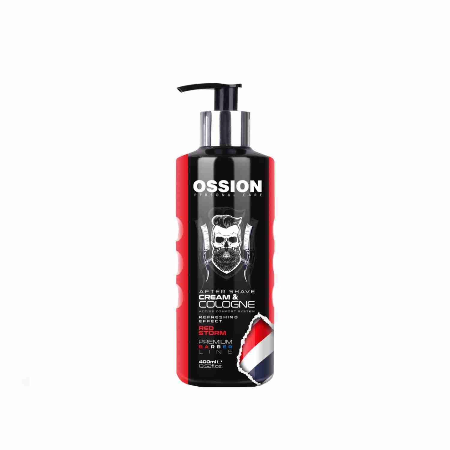11840-4Ossion Κρεμώδης Κολόνια After Shave Red Storm – 400ml