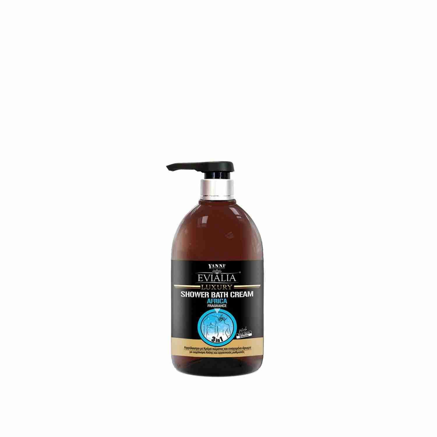 Evialia Shower Bath Cream Africa With Body Cream & 18 active ingredients – 500ml