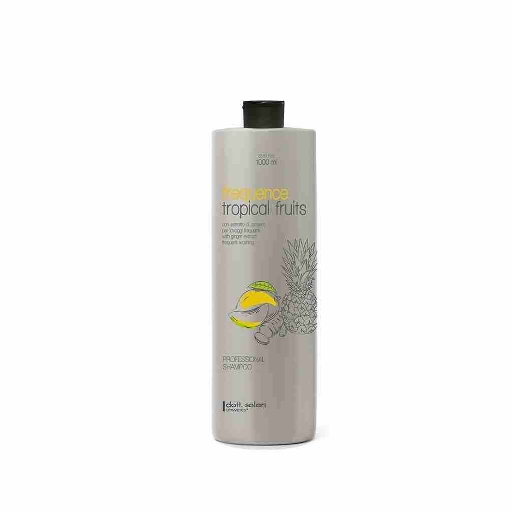 dott.solari Shampoo for Daily Use with Tropical Fruits 1lt (For All Types – Frequent Washing)