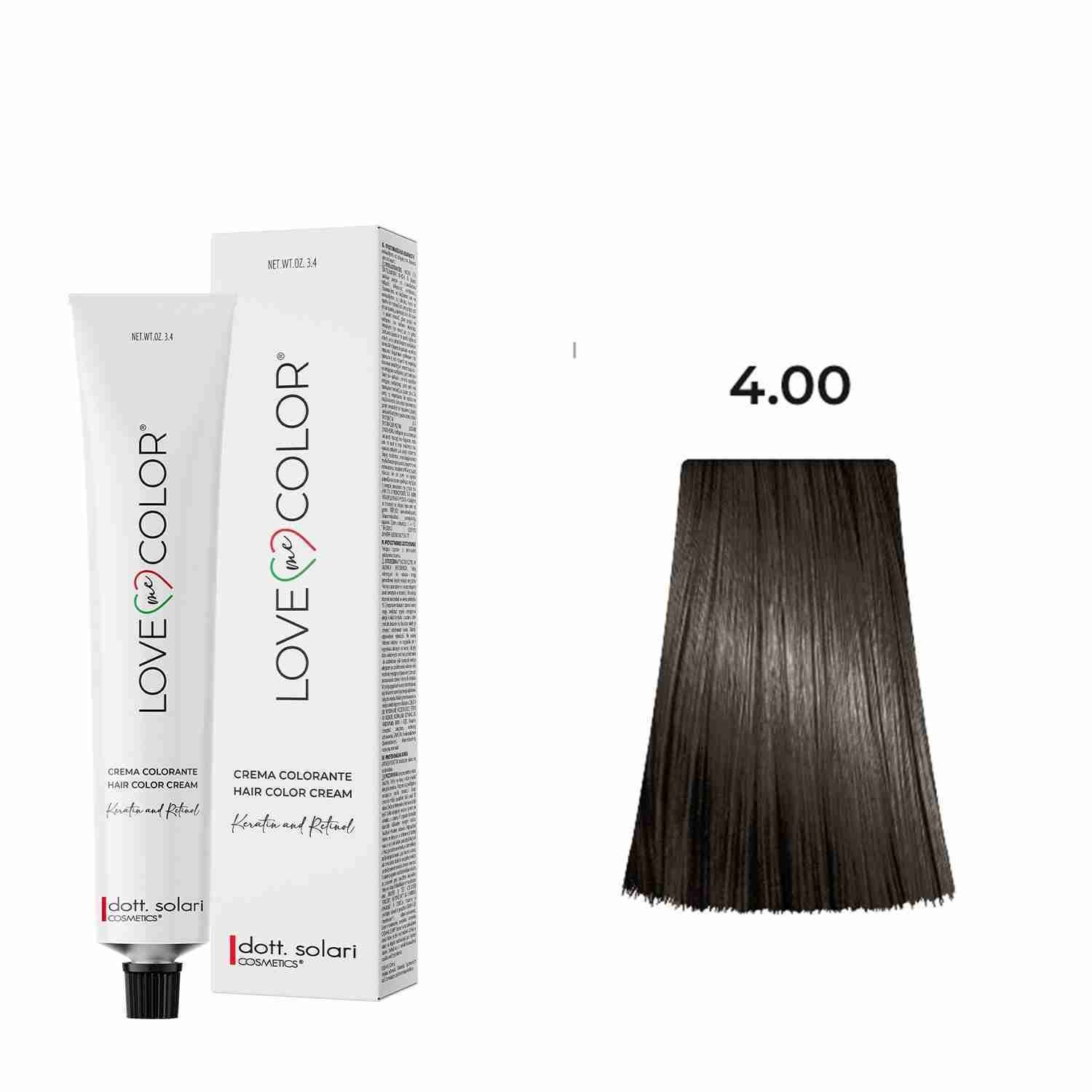 Love Me Color Hair dye 4.00 Brown Enhanced – 100ml